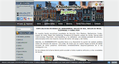 Desktop Screenshot of khanbarrilete-juguetes.com