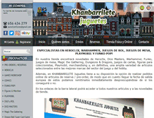 Tablet Screenshot of khanbarrilete-juguetes.com